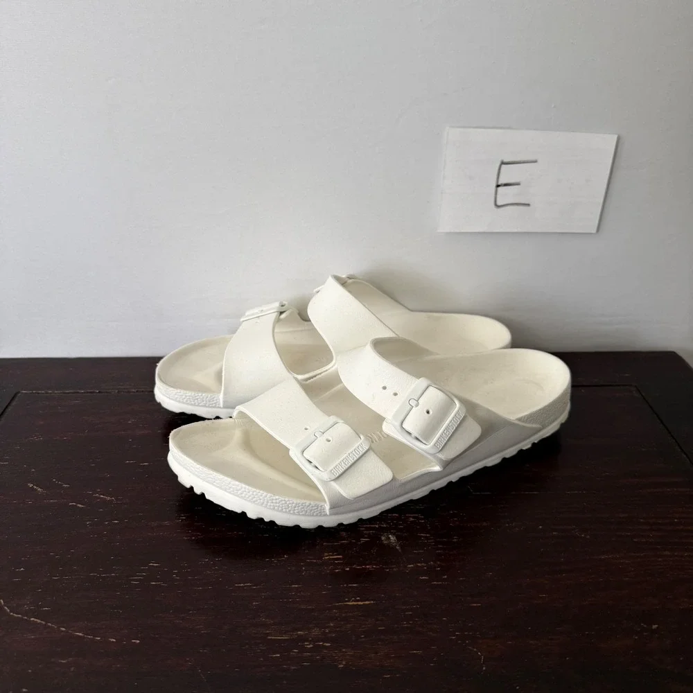 Birkenstock Sandals Arizona EVA Waterproof White Size 40 M7 W9